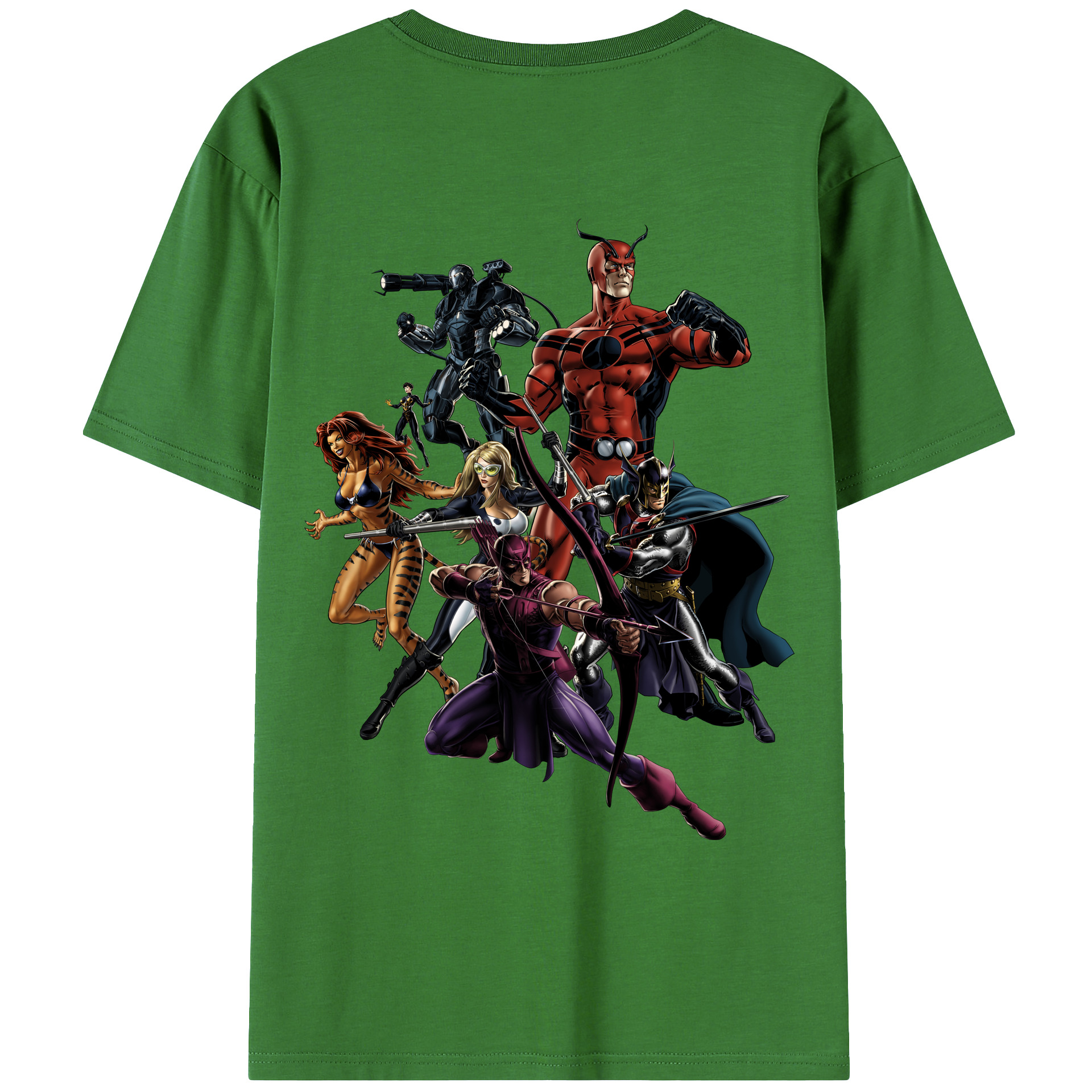 （画像用） アベンジャーズ The Avengers レディース半袖Tシャツ(バックプリント)